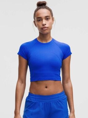 Lululemon Swiftly Tech Cropped Short Sleeve Shirt 2.0